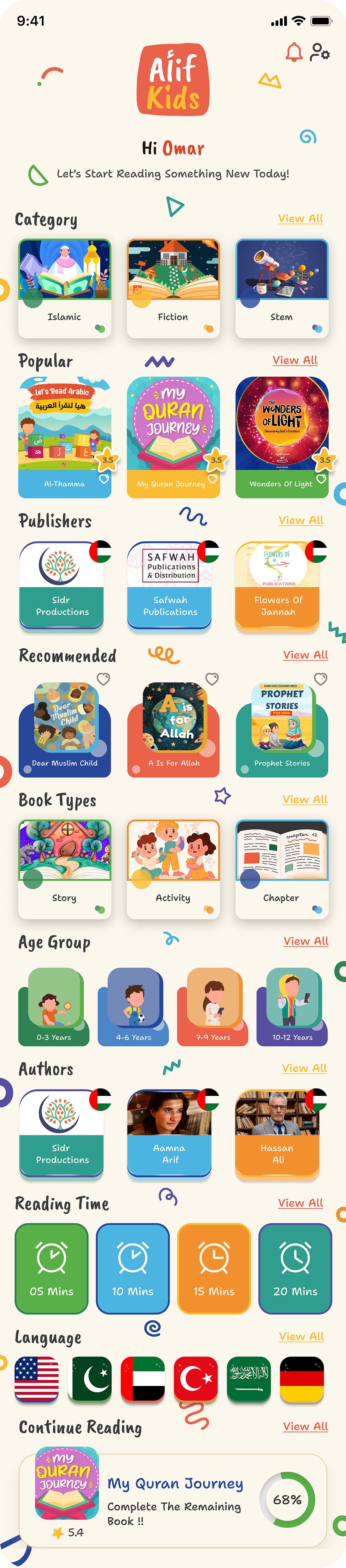 Scrolling background